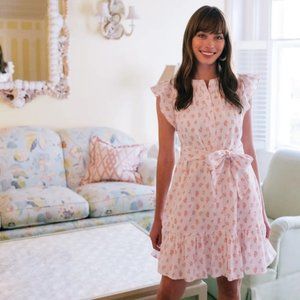 Gal Meets Glam Pink Floral Mini Dress